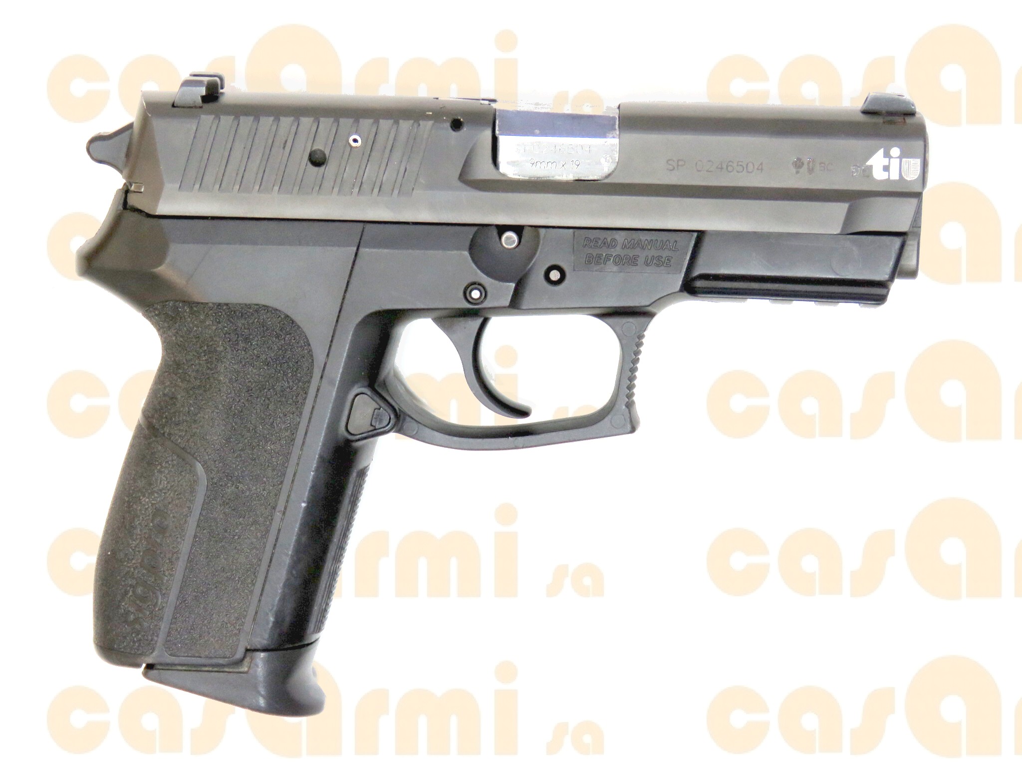 SIG SAUER mod. SPO2022 polizia Canton Ticino, con secondo caricatore, valigetta originale 9 Para
